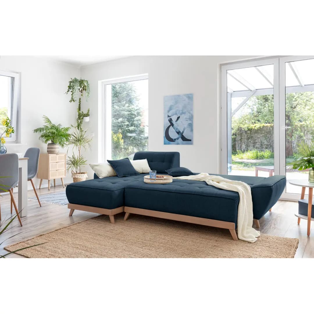 Ecksofa Surribas | Blau