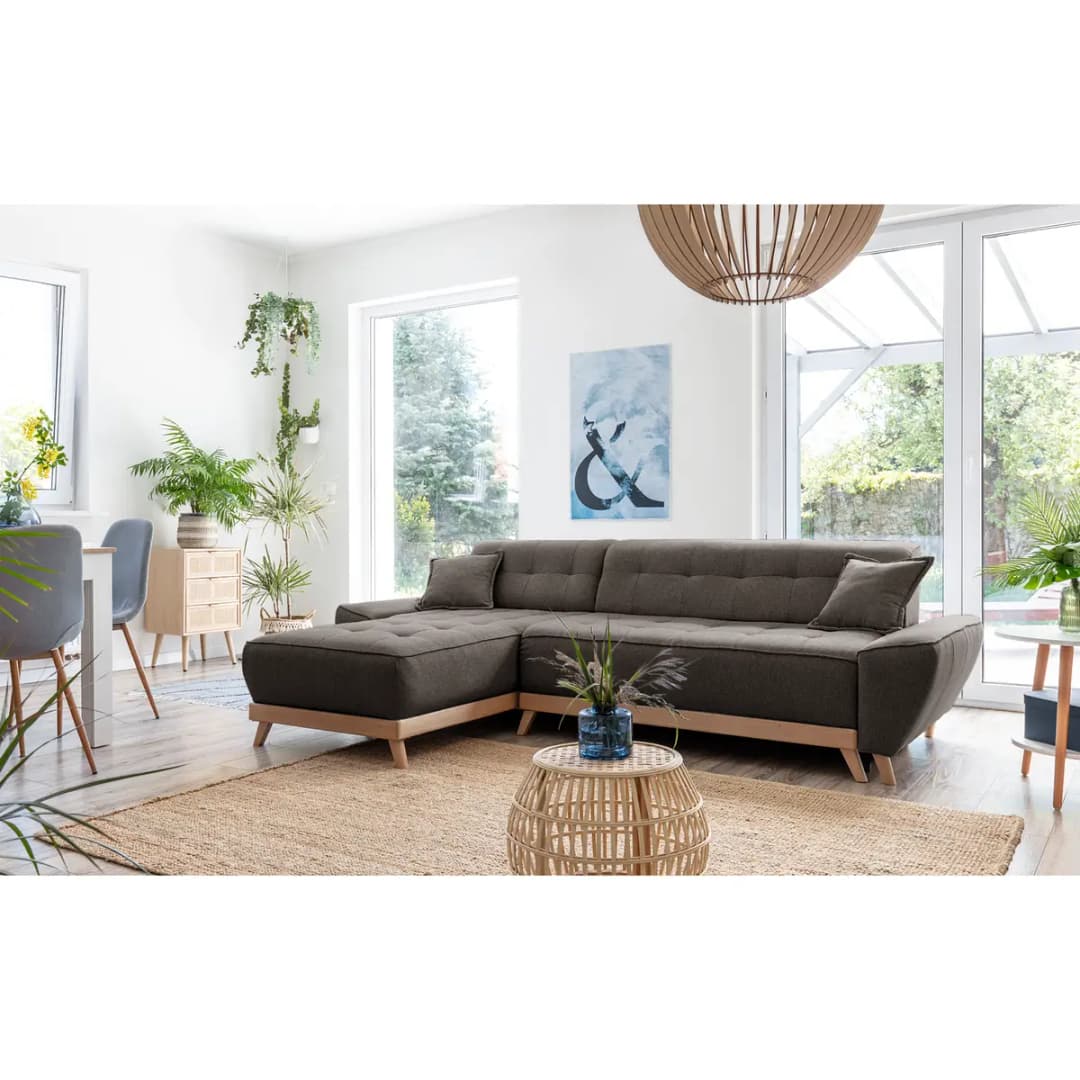 Ecksofa Surribas | Grau