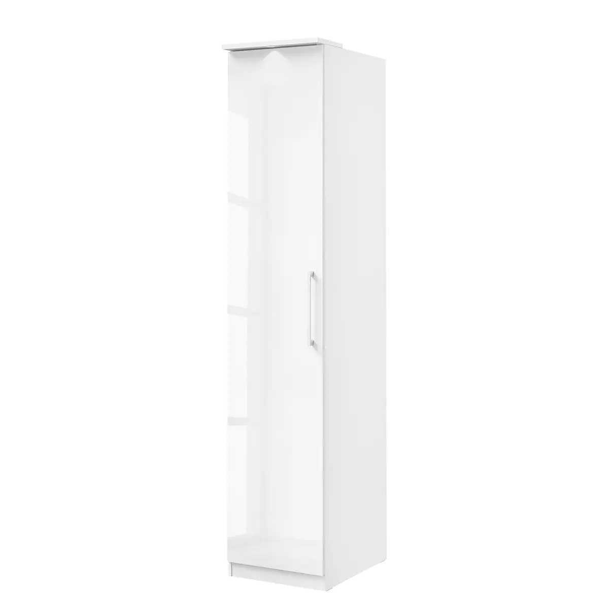 Drehtürenschrank Optima II 45cm Weiß | Weiß