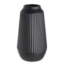 Vase Ø 18cm Schwarz/Schwarz | Schwarz