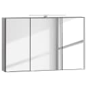 Spiegelschrank 100cm Grau/Graphit | Grau