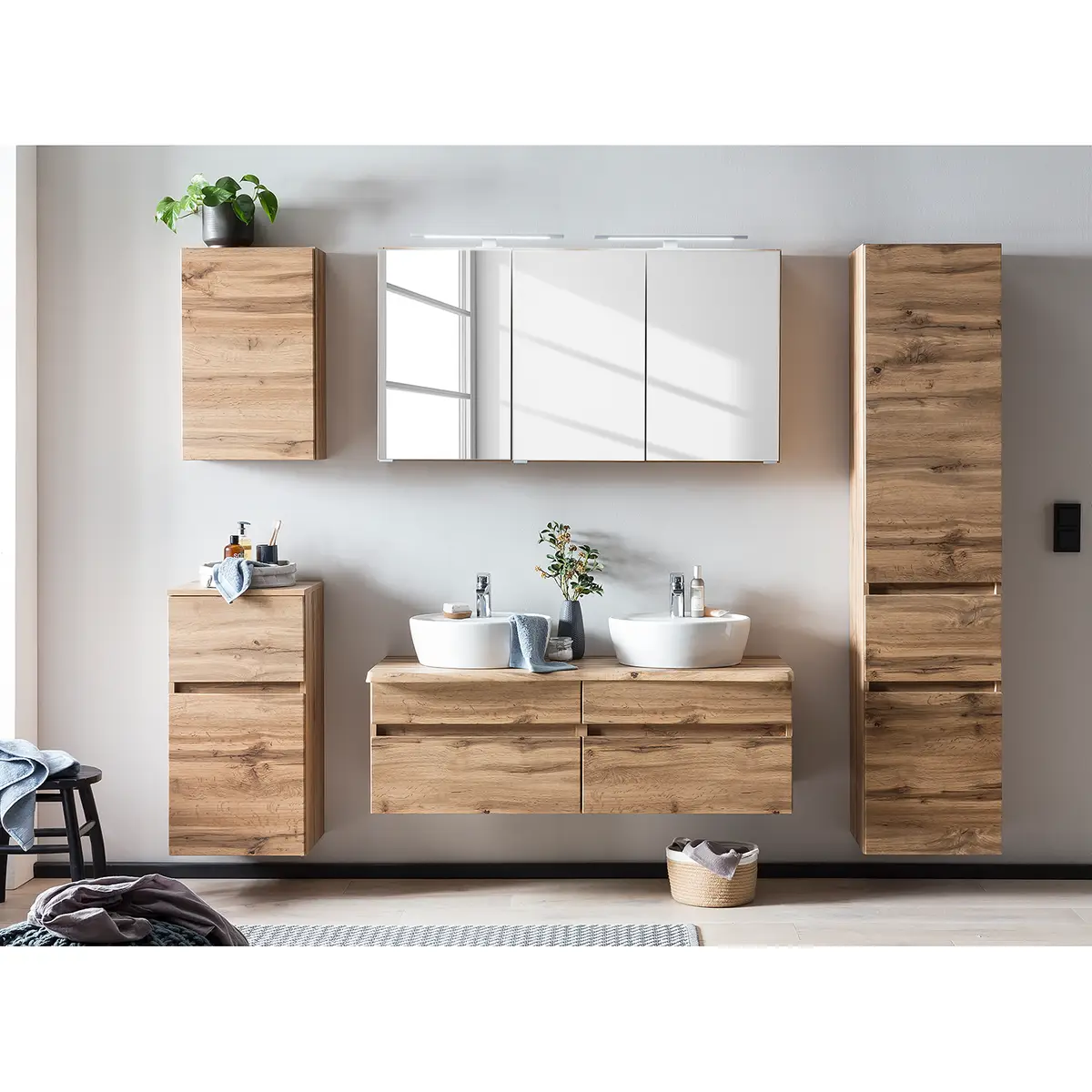 Badezimmerset II | Braun