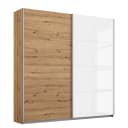 Schwebetürenschrank Gloss 180cm | Braun