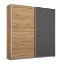 Schwebetürenschrank pure 180cm | Braun
