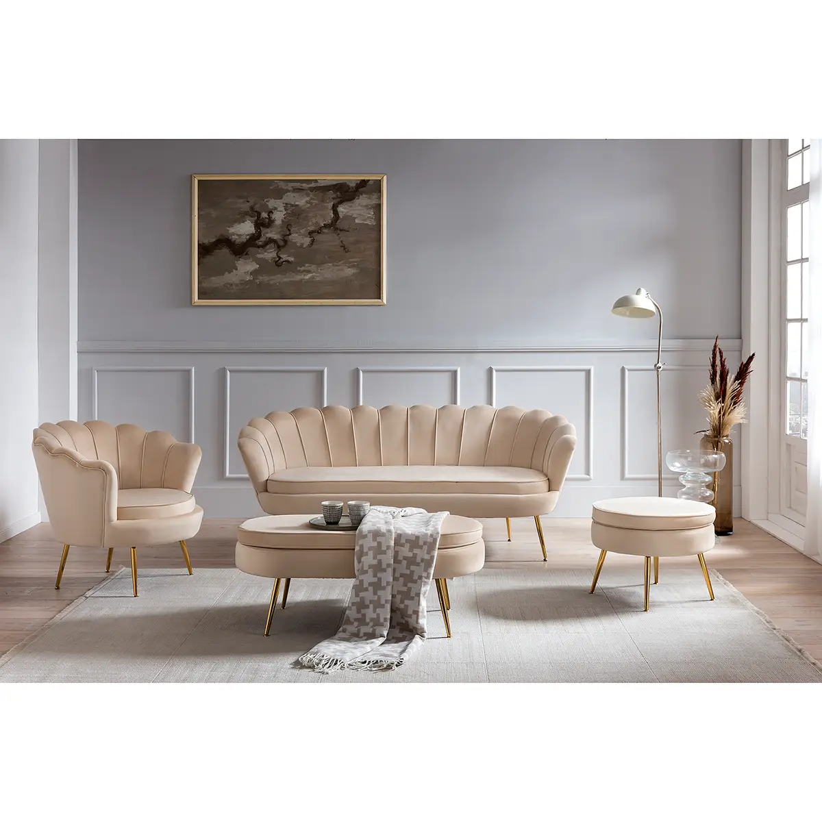 Sessel Ralemo Beige/Creme | Beige