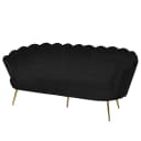 Sofa Ralemo 3-Sitzer | Schwarz