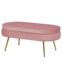Polsterhocker Ralemo | Rosa