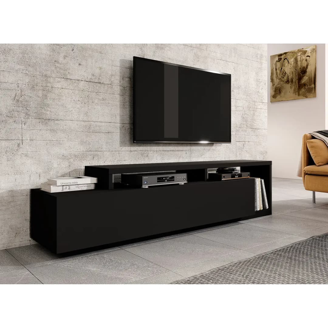 TV-Lowboard | Schwarz