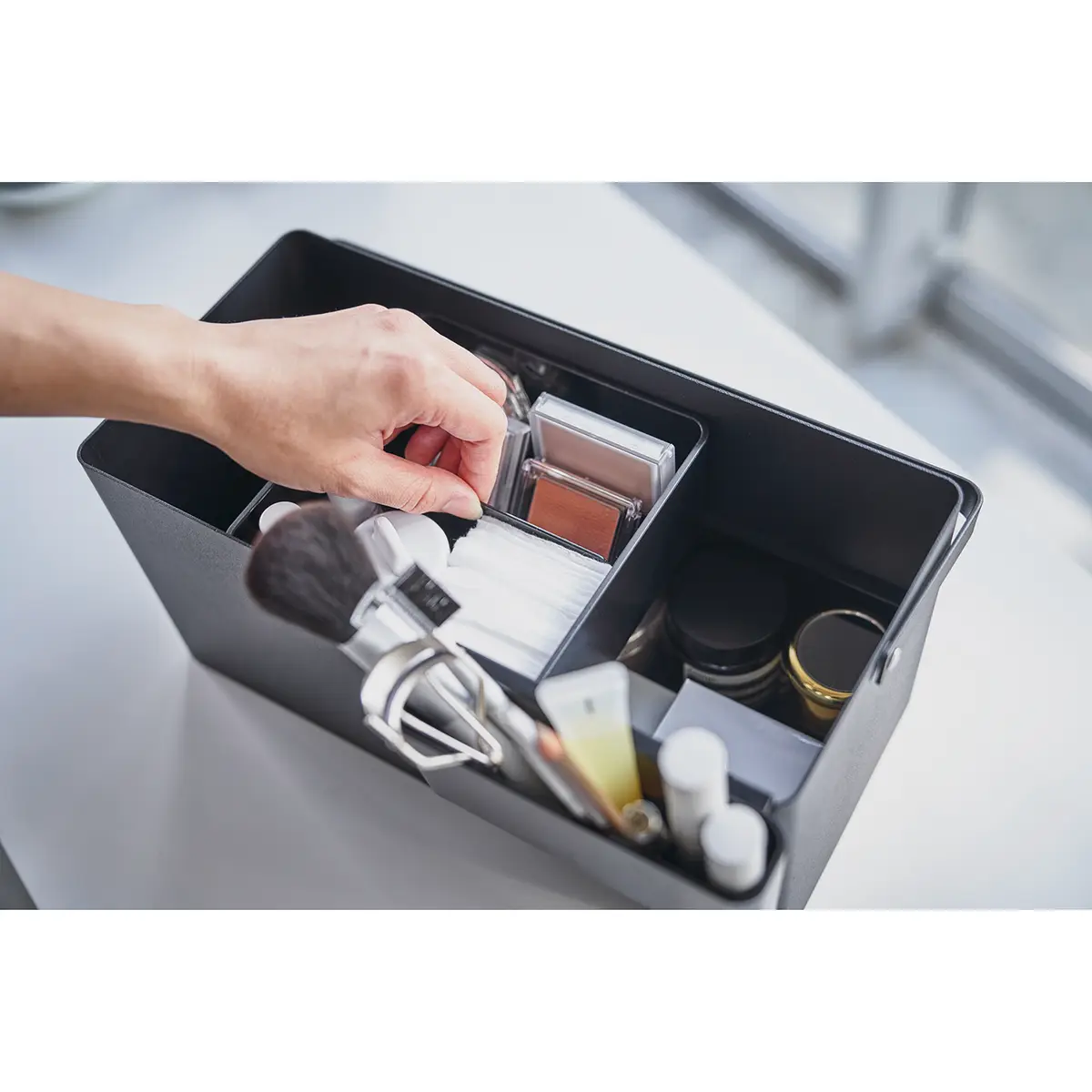 Kosmetik-Aufbewahrungsbox | Schwarz
