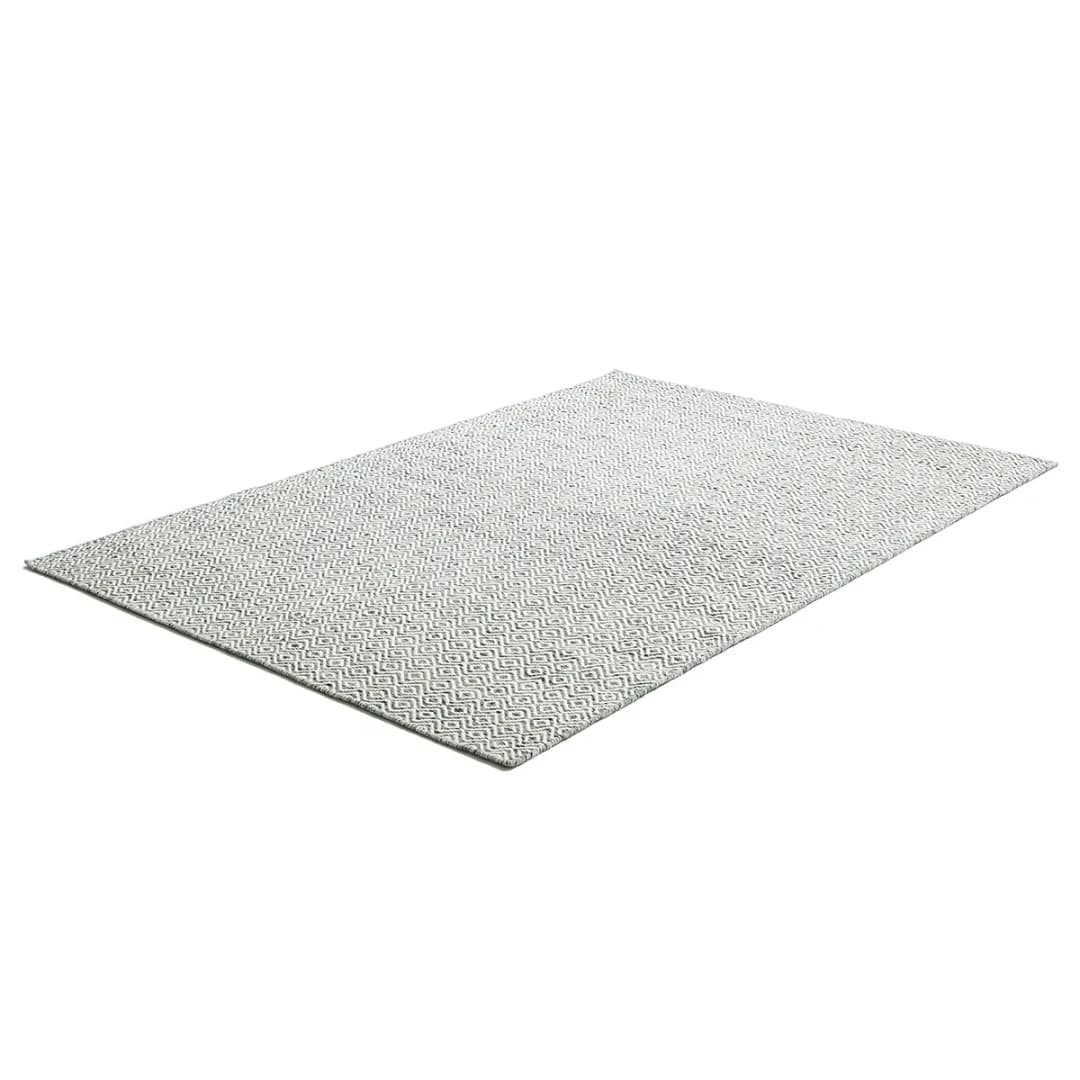 Wollteppich Trondheim IV Grau/Grau 80 x 150cm | Grau