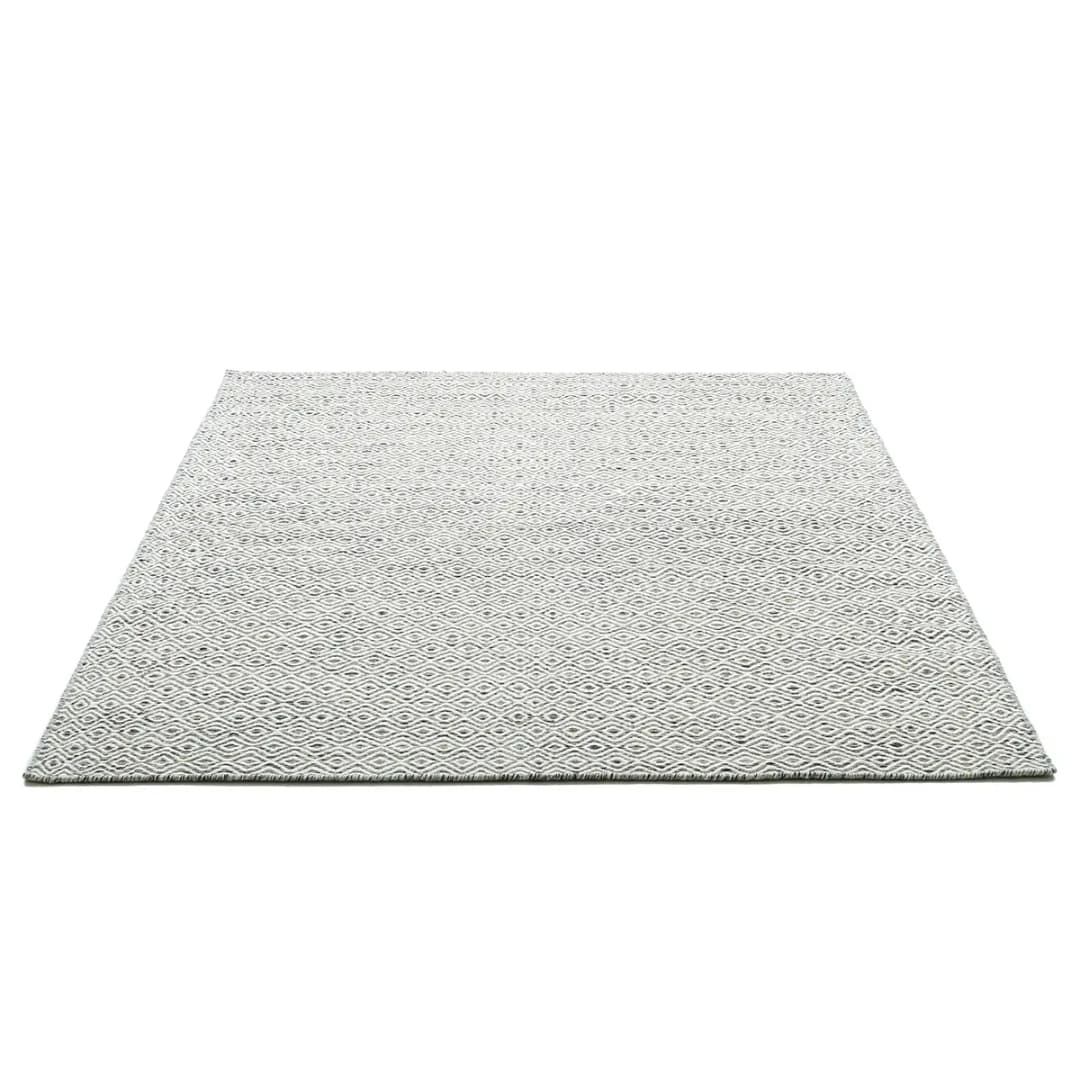 Wollteppich Trondheim IV Grau/Grau 80 x 150cm | Grau
