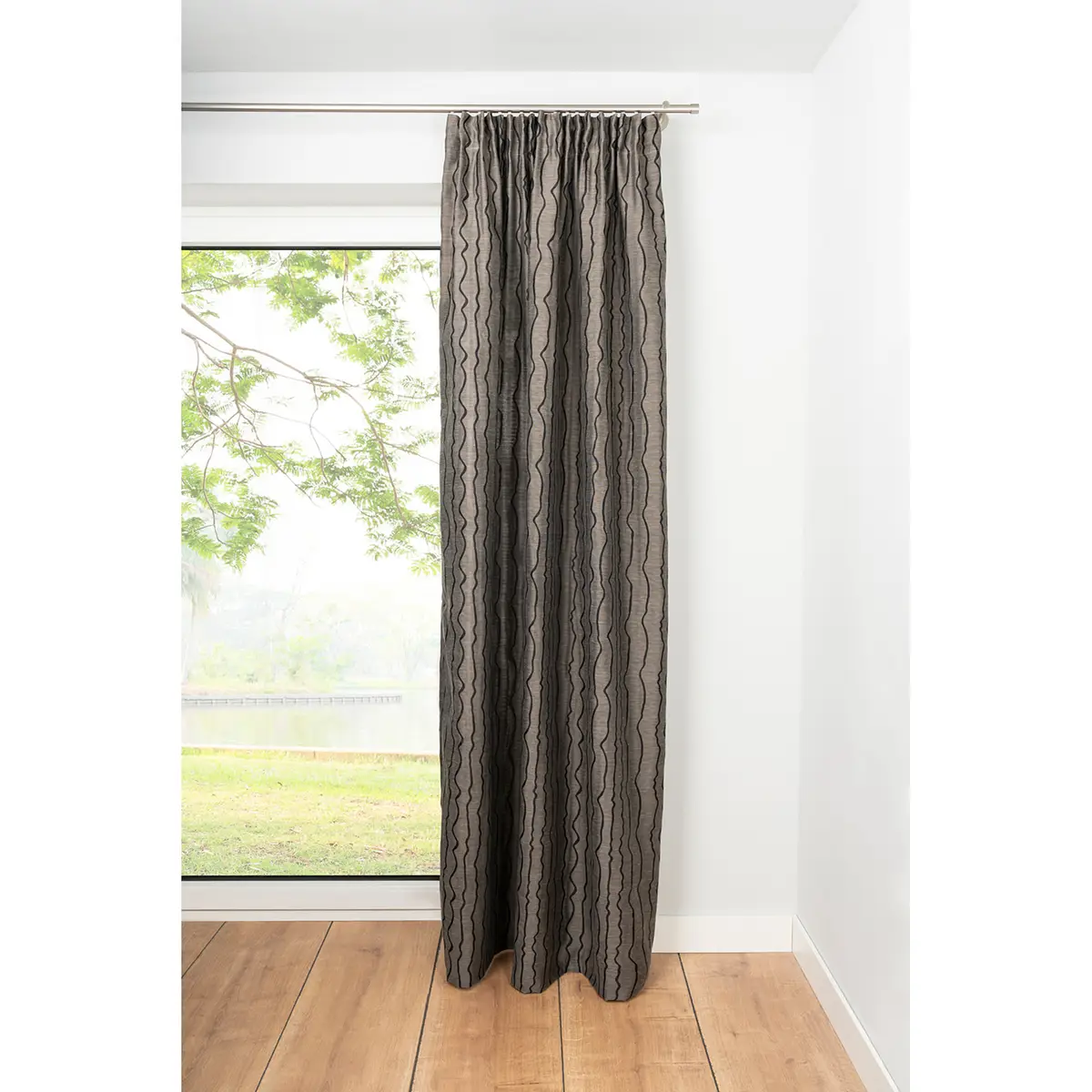 Schlaufenschal 135 x 245cm Braun/Taupe | Braun