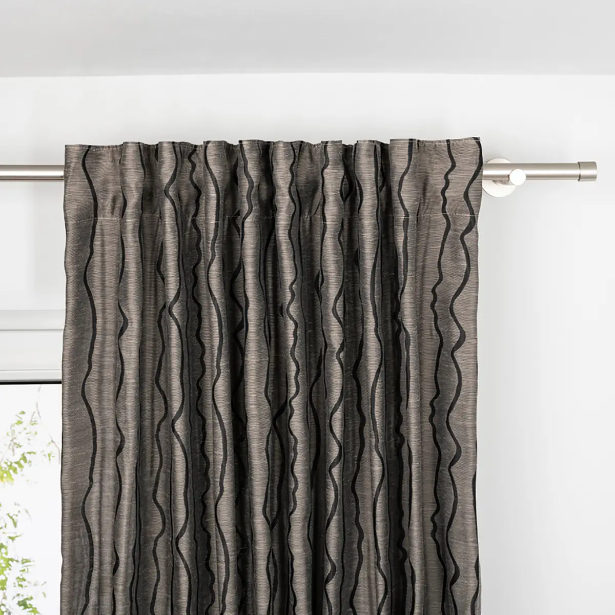 Schlaufenschal 135 x 245cm Braun/Taupe | Braun