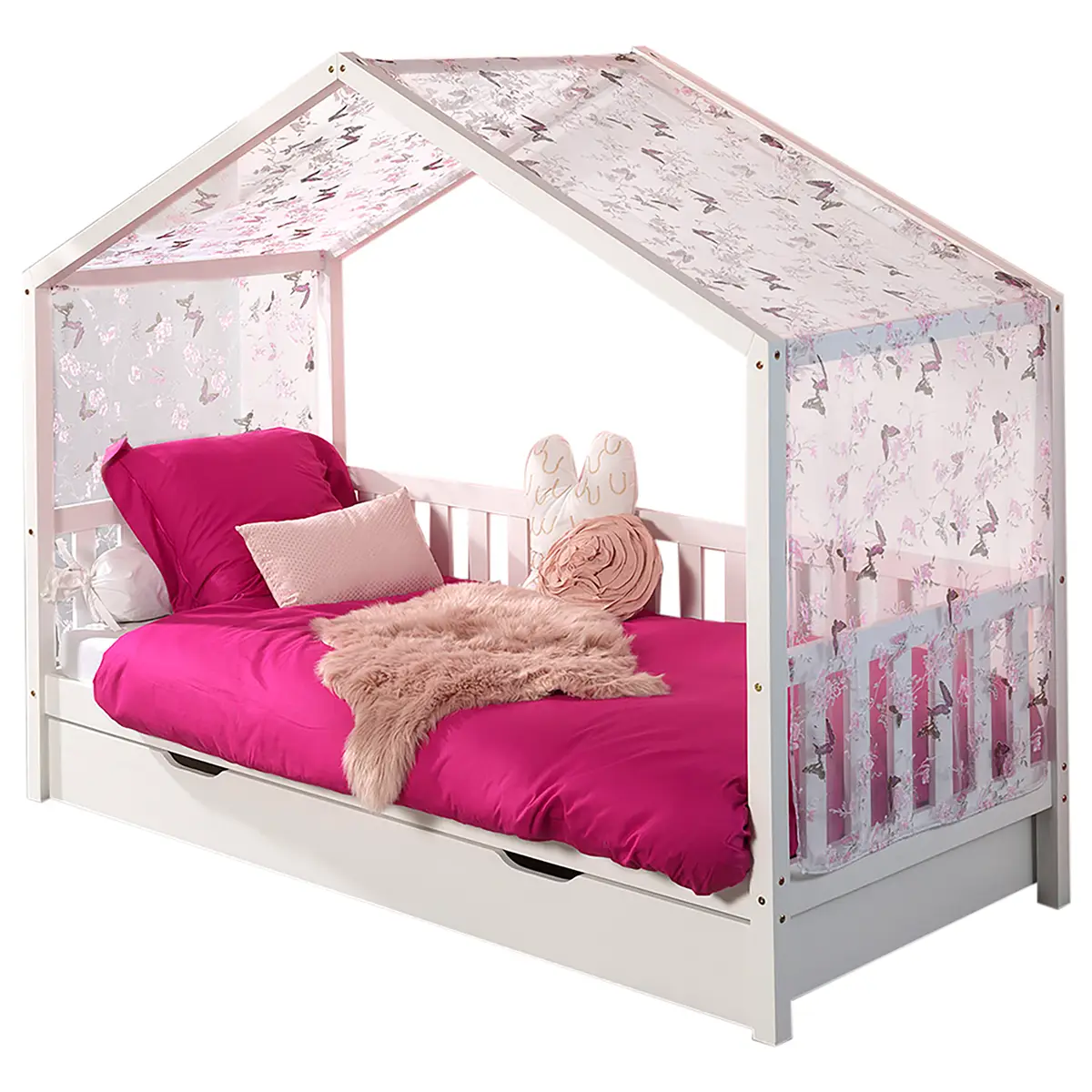 Hausbett Dallas 1 | Weiß