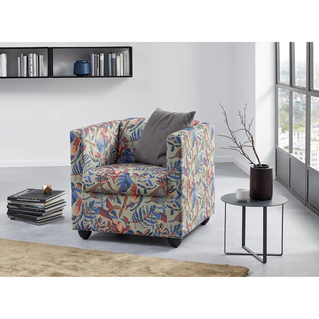 Sessel Looks I Grau Microfaser | Grau
