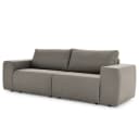 Bigsofa Looks Grau Webstoff Glaw | Grau