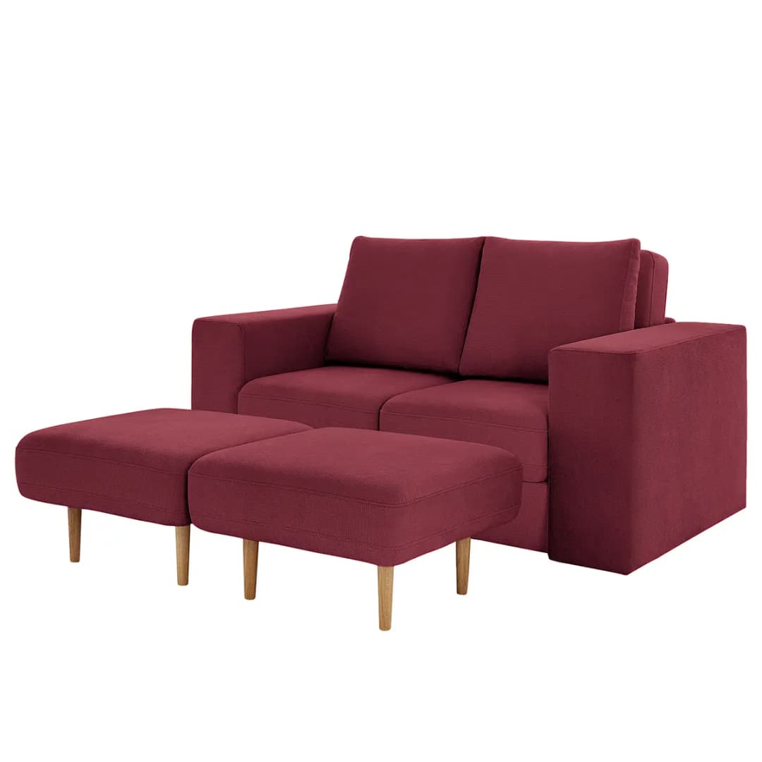 Sofa Looks-V1 2-Sitzer | Rot