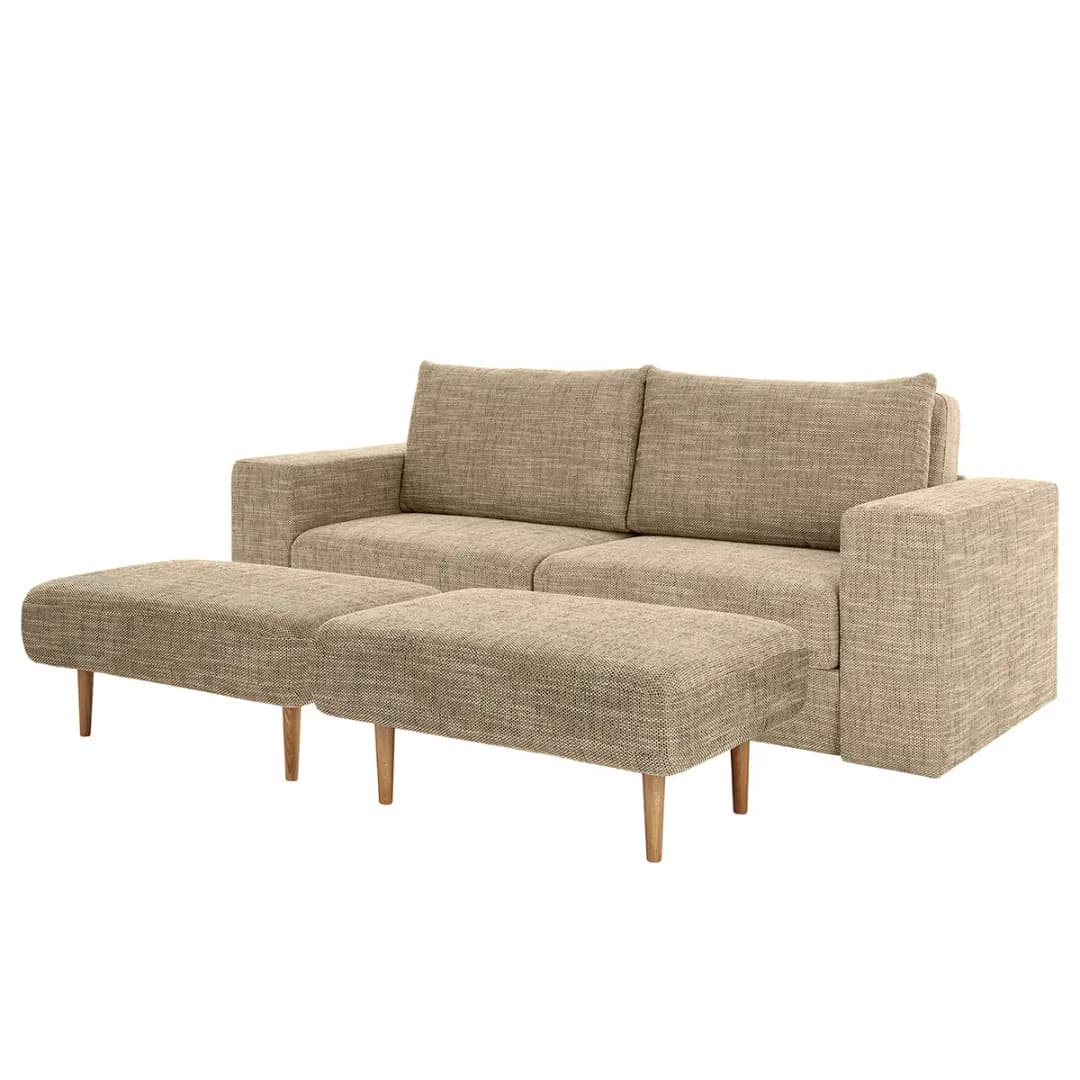 Sofa Looks-V1 3-Sitzer | Braun