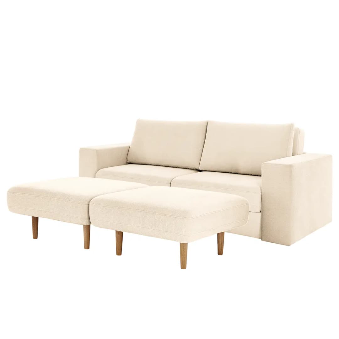 Sofa Looks-V1 3-Sitzer | Weiß