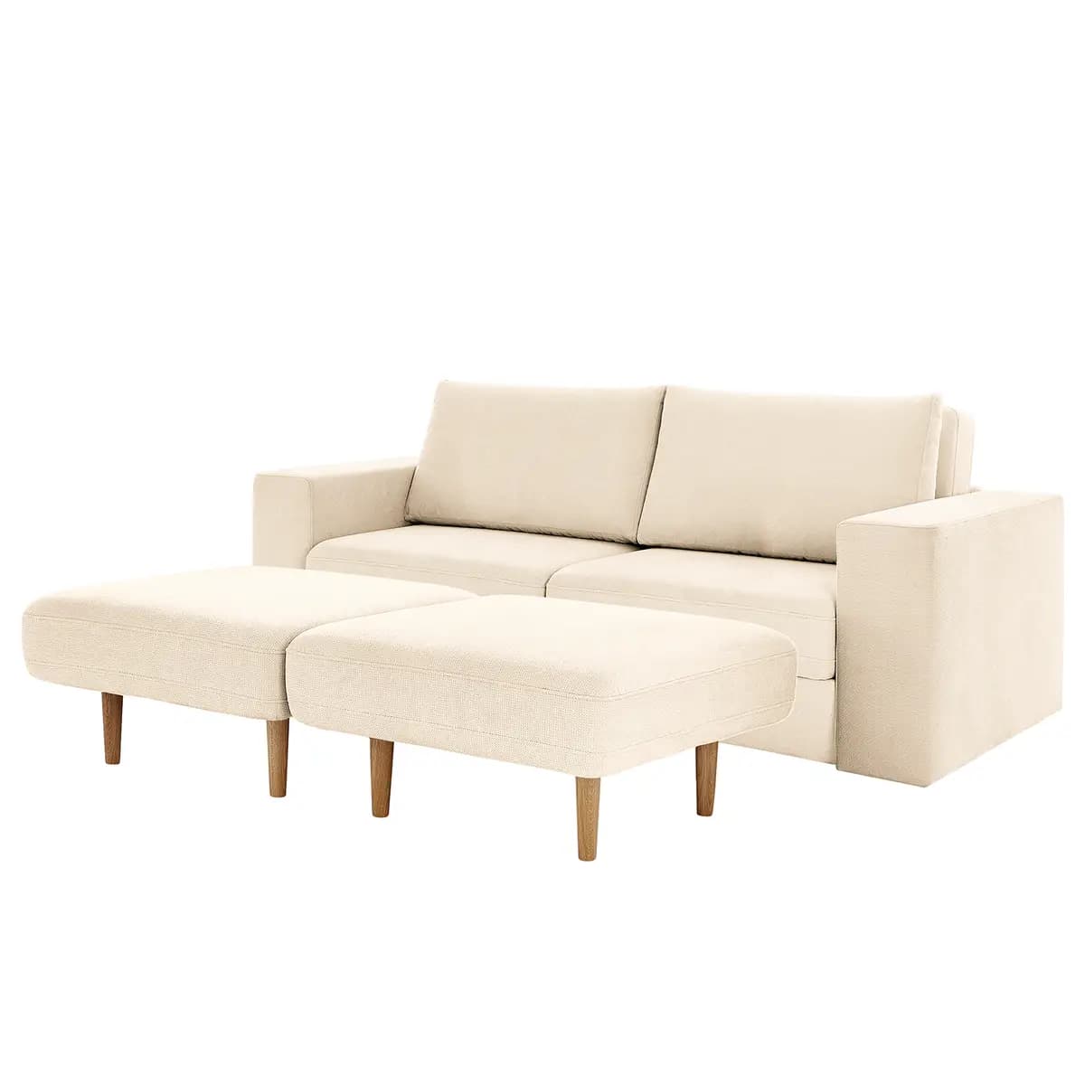 Sofa Looks-V1 3-Sitzer | Weiß