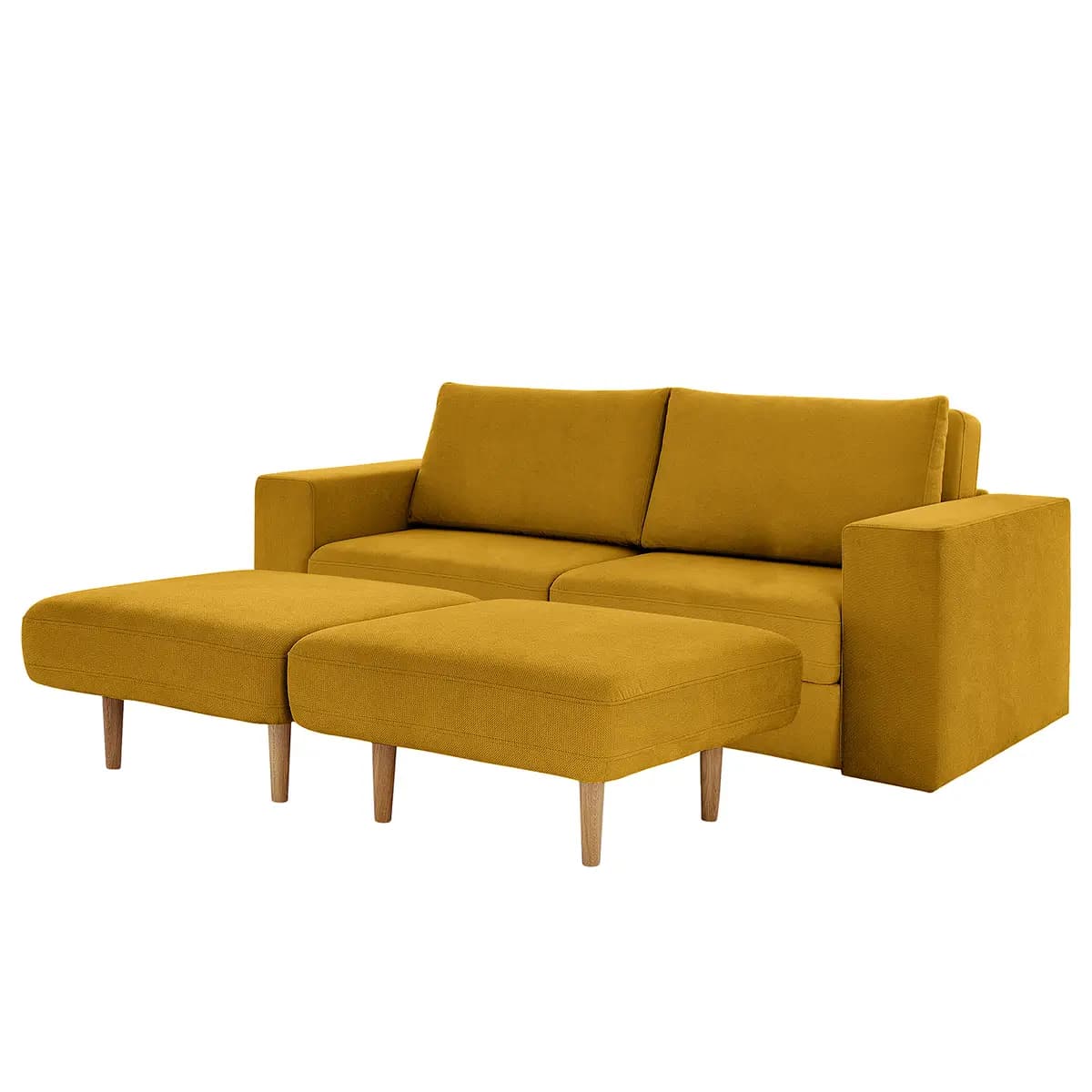 Sofa Looks-V1 3-Sitzer Gelb Microfaser Marta | Gelb