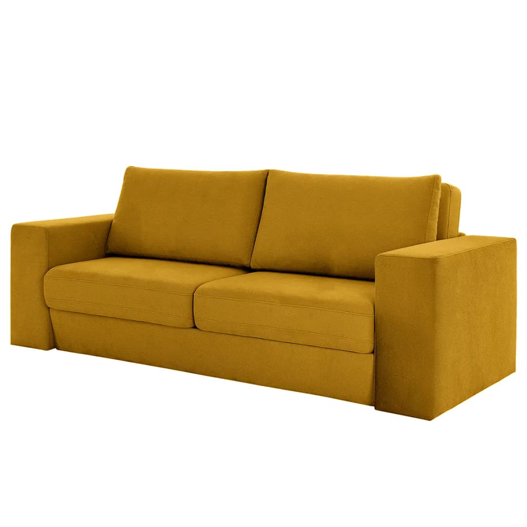 Sofa Looks-V1 3-Sitzer Gelb Microfaser Marta | Gelb