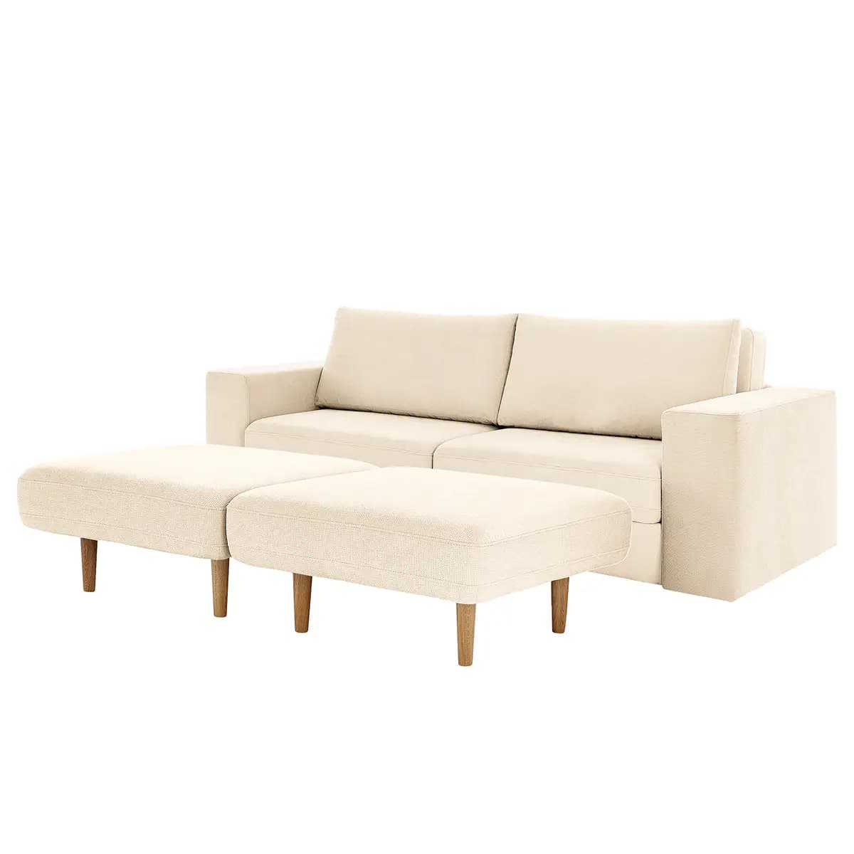Sofa Looks-V1 3-Sitzer | Weiß