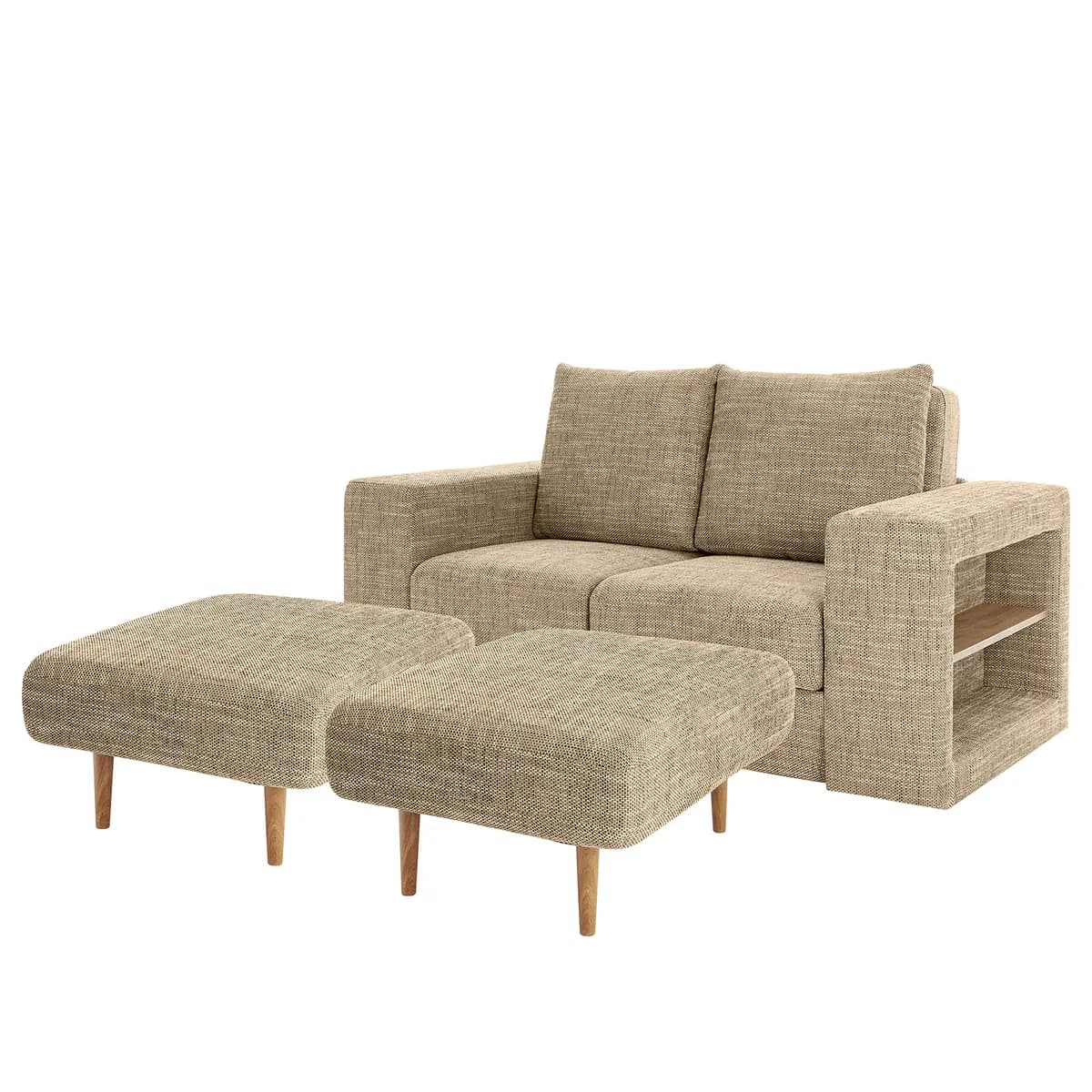 Sofa Looks V-2 2-Sitzer | Beige