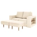 Sofa Looks V-2 2-Sitzer | Weiß