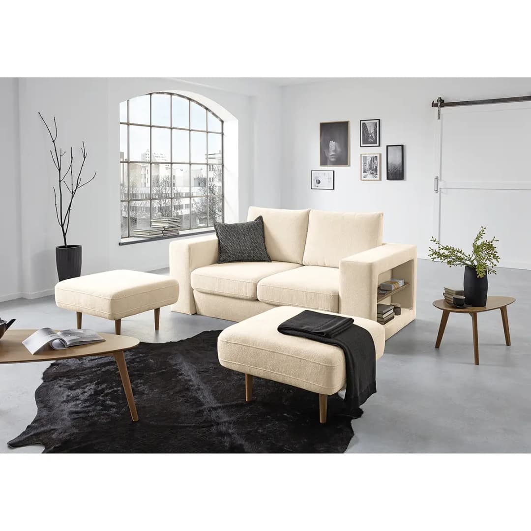 Sofa Looks V-2 2-Sitzer | Weiß