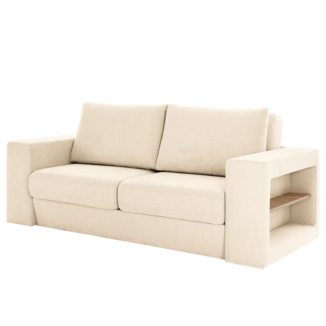 Sofa Looks V-2 2-Sitzer | Weiß