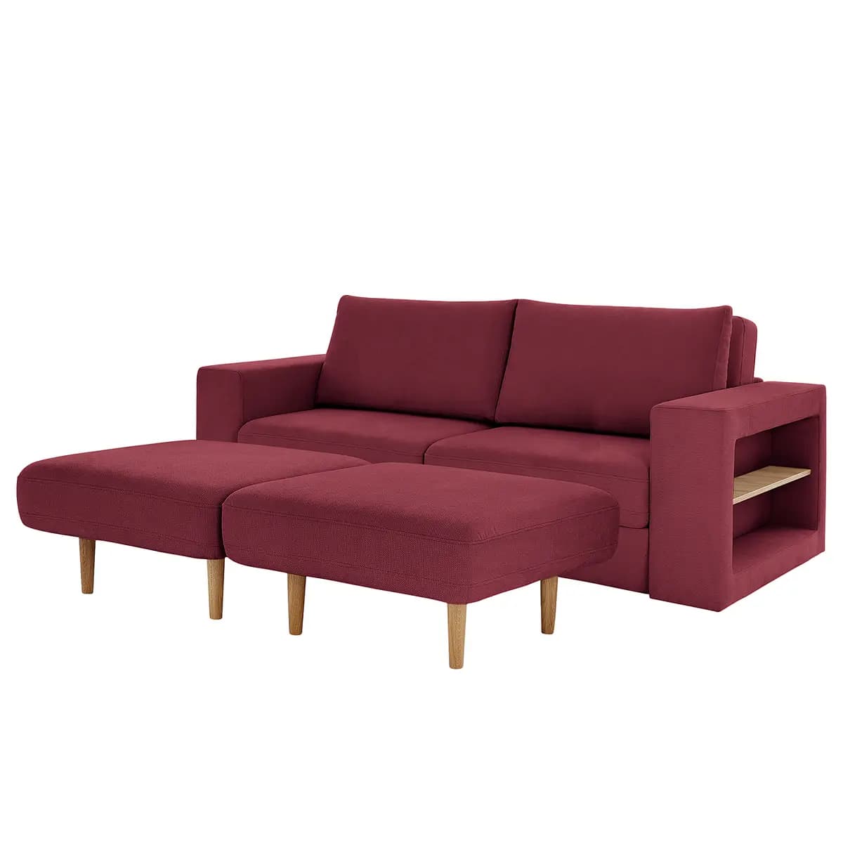 Sofa Looks-V2 3-Sitzer | Rot
