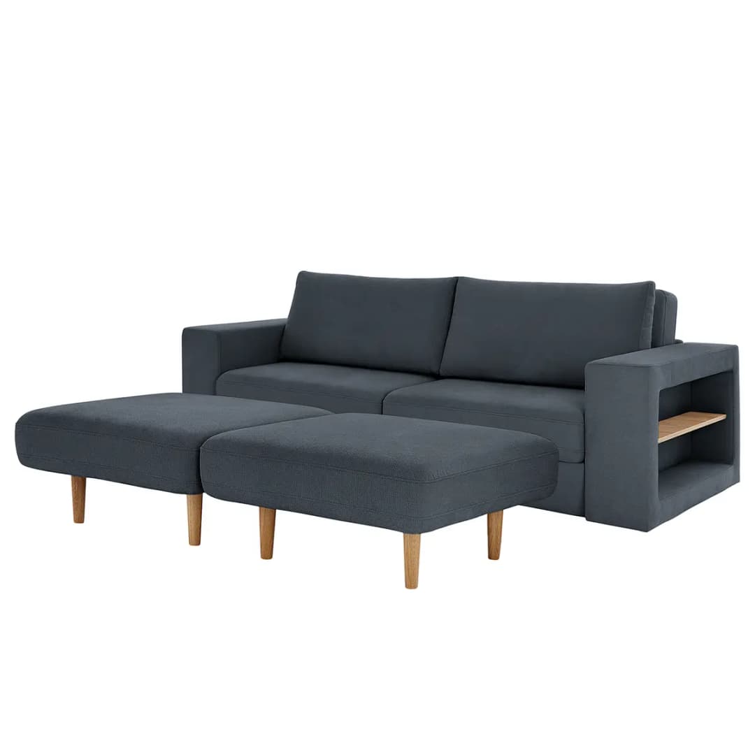 Sofa Looks-V2 3-Sitzer | Blau