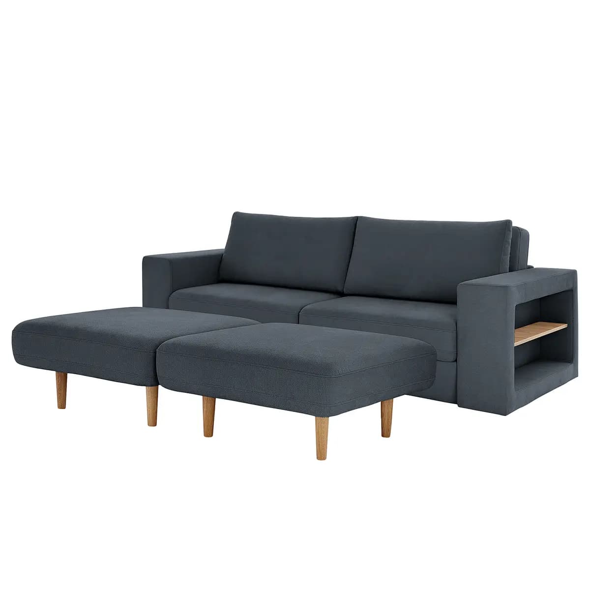 Sofa Looks-V2 3-Sitzer | Blau