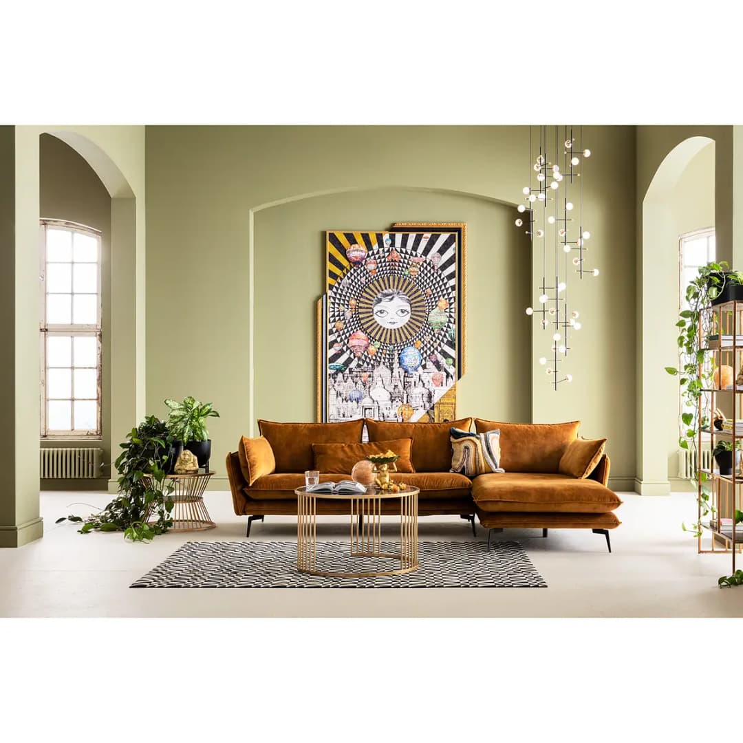 Dekokissen Lava Braun/Braun 45 x 45cm | Braun