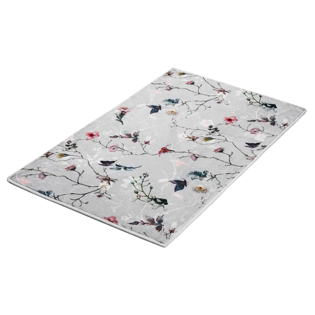 Badematte Flores 90 x 60cm Multicolor | Mehrfarbig