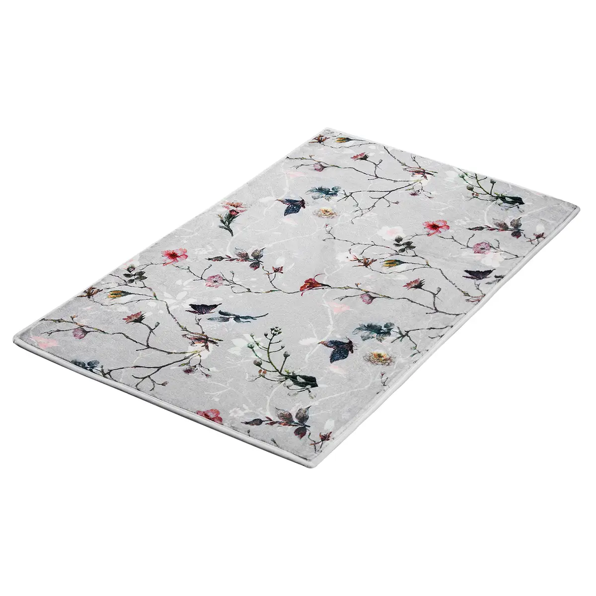 Badematte Flores 120 x 70cm Multicolor | Mehrfarbig