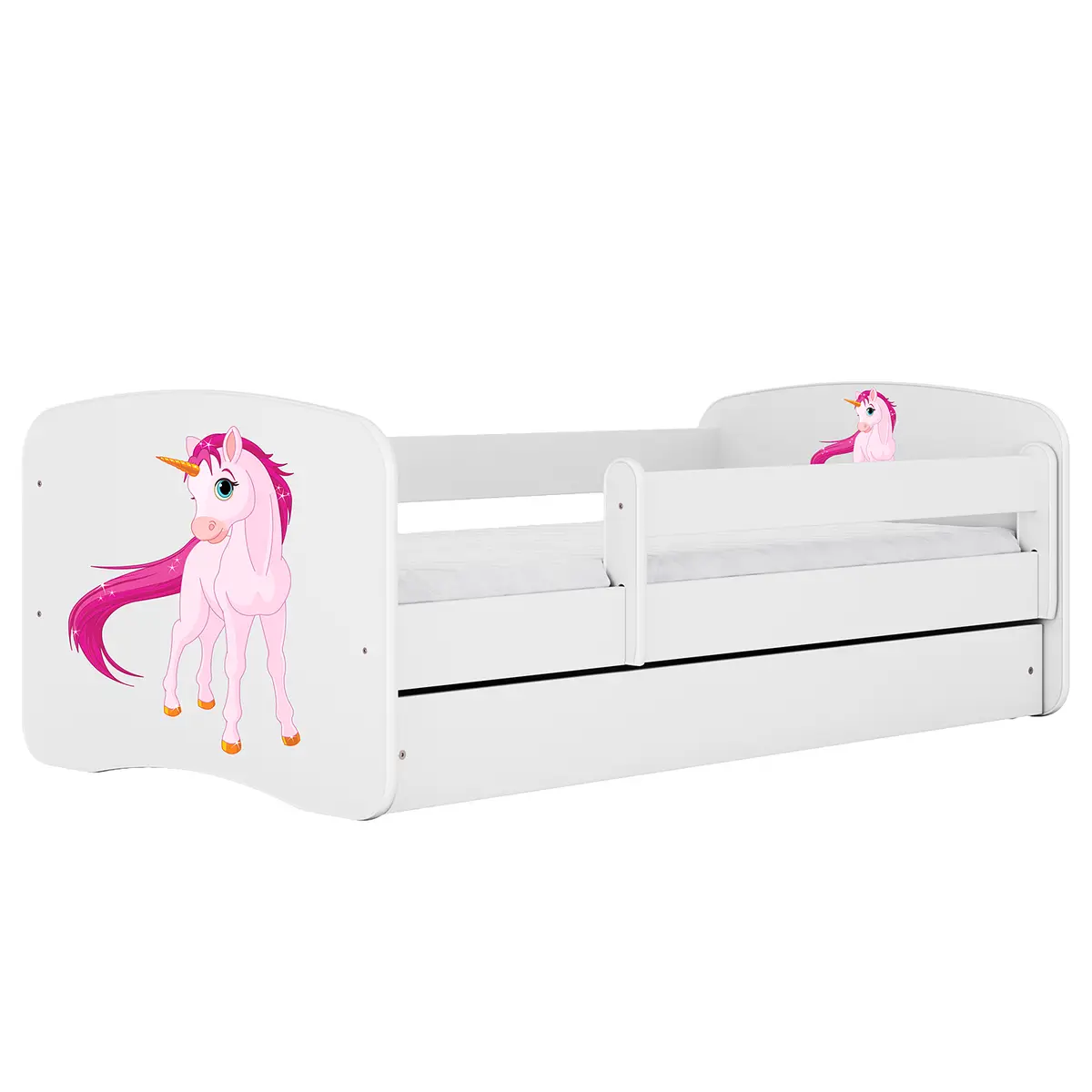 Kinderbett Einhorn | Weiß
