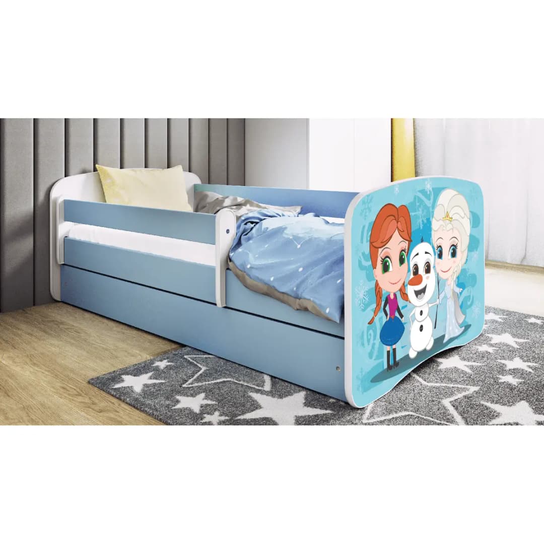 Kinderbett Frozen | Blau