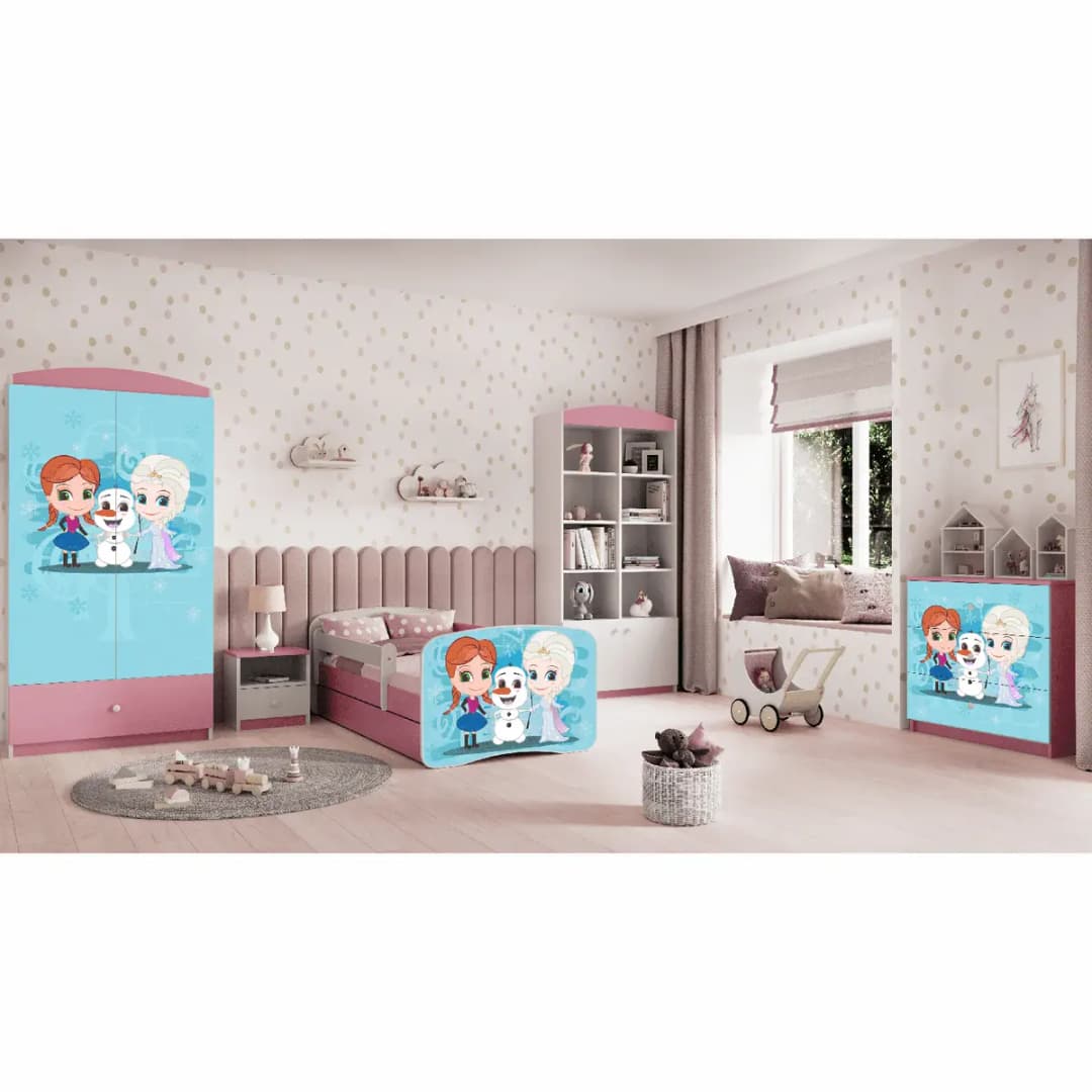 Kinderbett Frozen | Pink