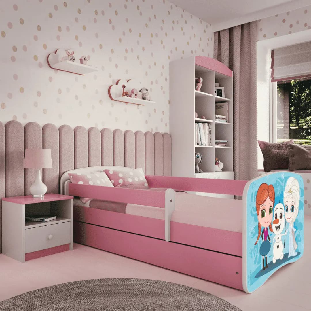 Kinderbett Frozen | Pink