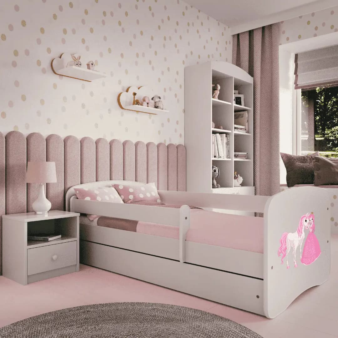 Kinderbett Prinzessin | Weiß