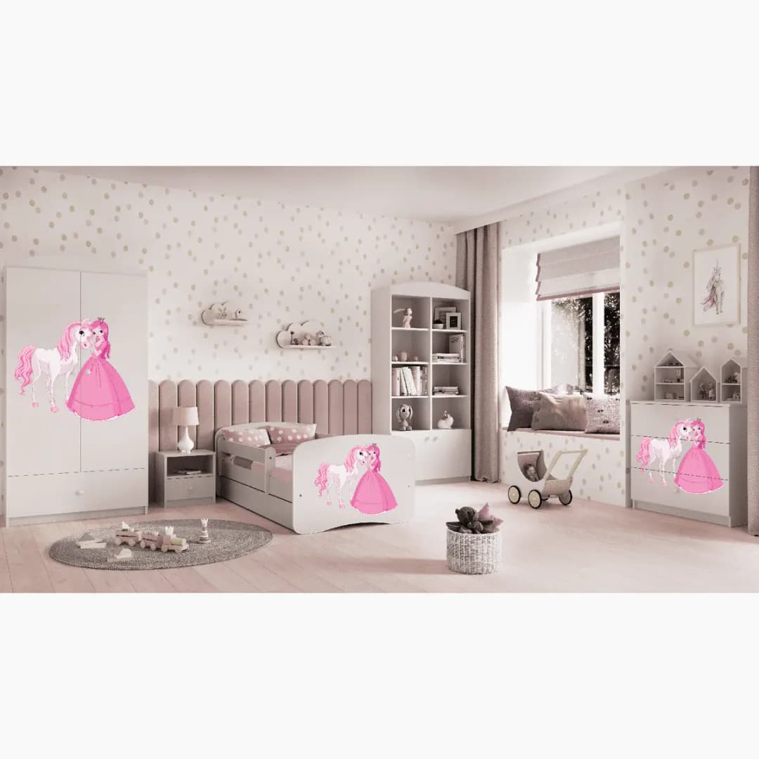 Kinderbett Prinzessin | Weiß