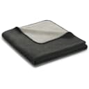 Plaid 150 x 200cm Grau/Silber/Grau Mischgewebe | Grau