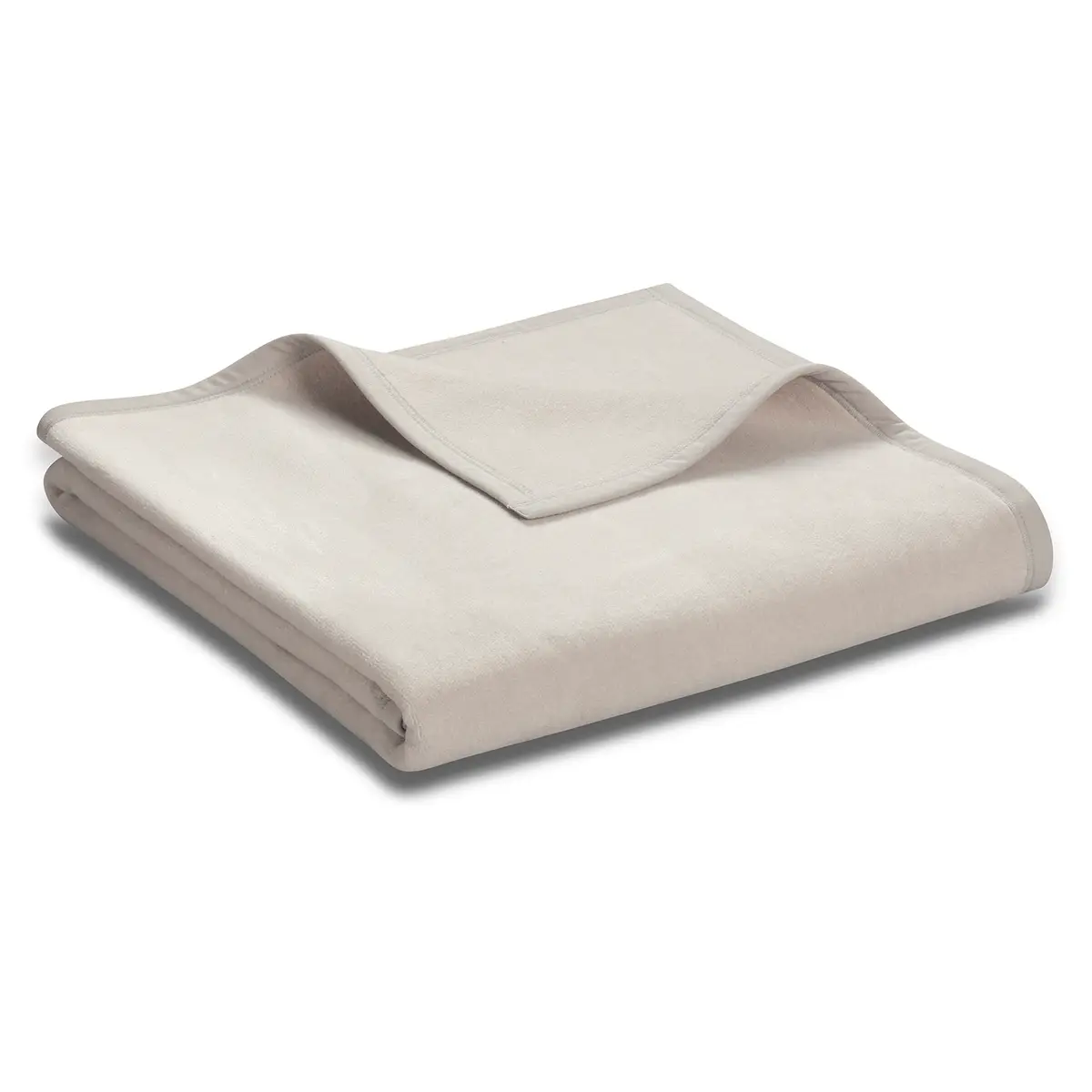 Plaid 180 x 220cm Silber/Silber Mischgewebe | Silber