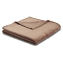 Plaid 150 x 200cm Beige/Hellbraun Webstoff | Beige