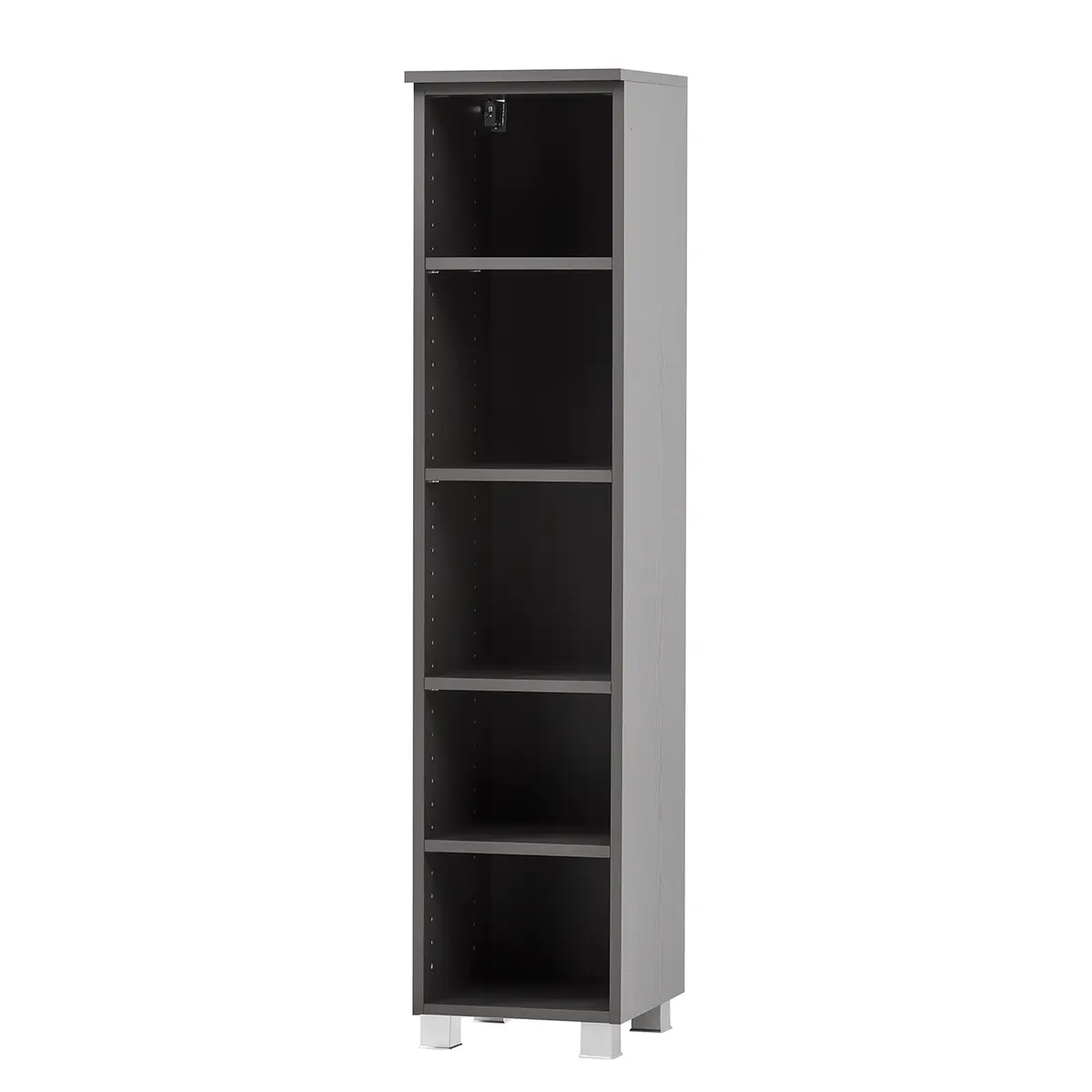 Regal Stubach II 130cm Grau/Graphit | Grau