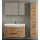Badezimmerset III 3-teilig 130cm Braun | Braun