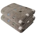 Handtuch-Set Quattro 2er-Set 50 x 100cm Braun/Taupe | Braun