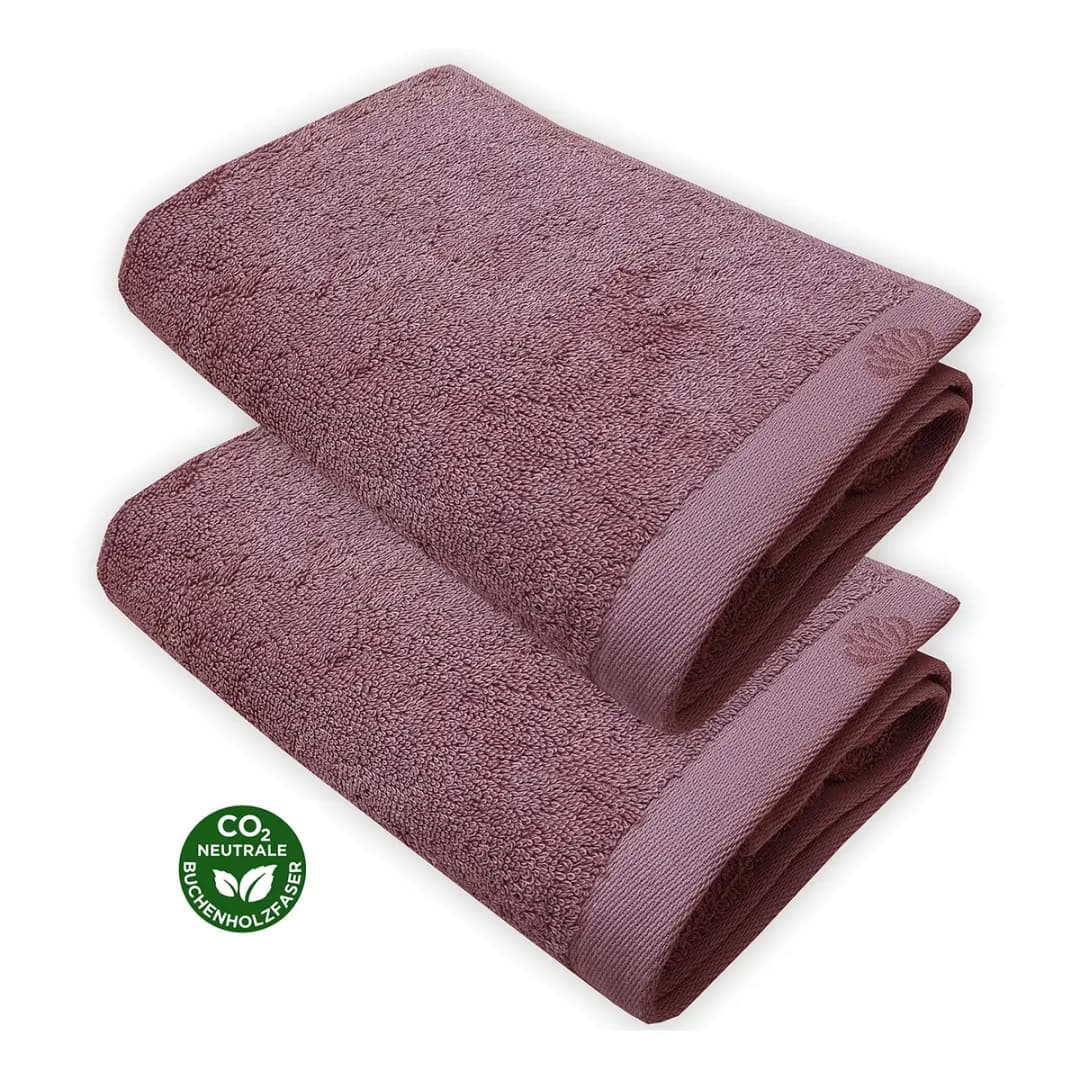 Handtücher Botanic Deluxe 2er-Set | Rot